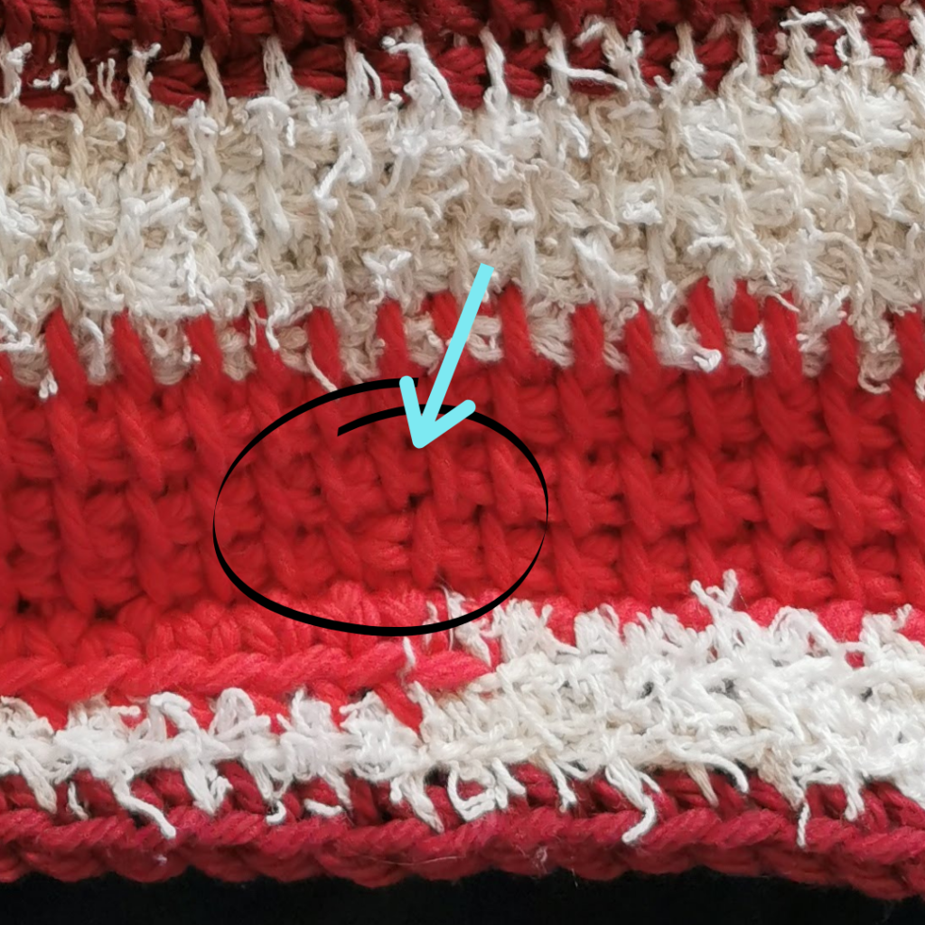 Tunisian Simple Stitch mistakes