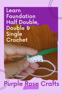 How to Crochet Foundation Stitches: Easy Level