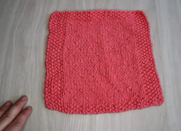 knit simple seed stitch pattern